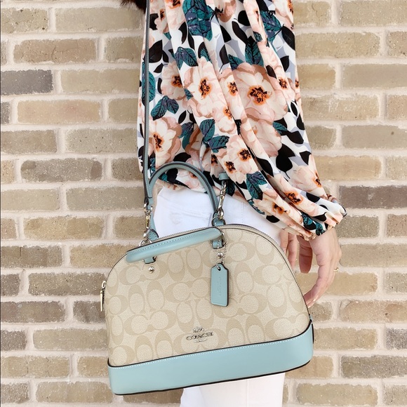 Coach Purse dome satchel bag crossbody - Picture 3 of 4